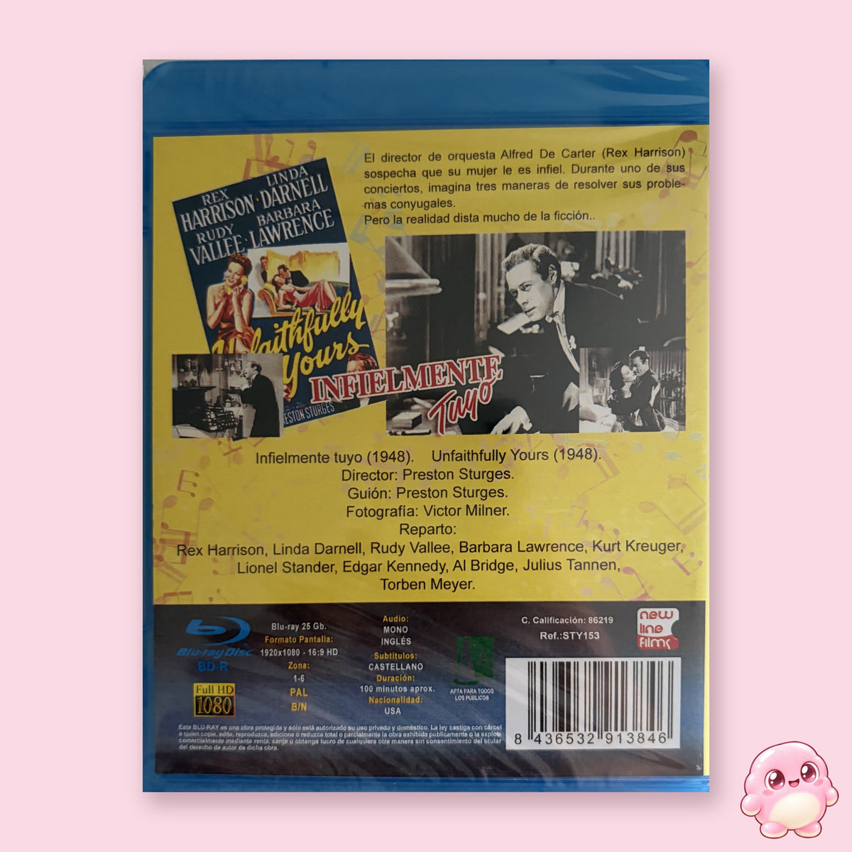Infielmente tuya (Unfaithfully Yours) - Edición Especial Restaurada (Blu-ray) - foto 2