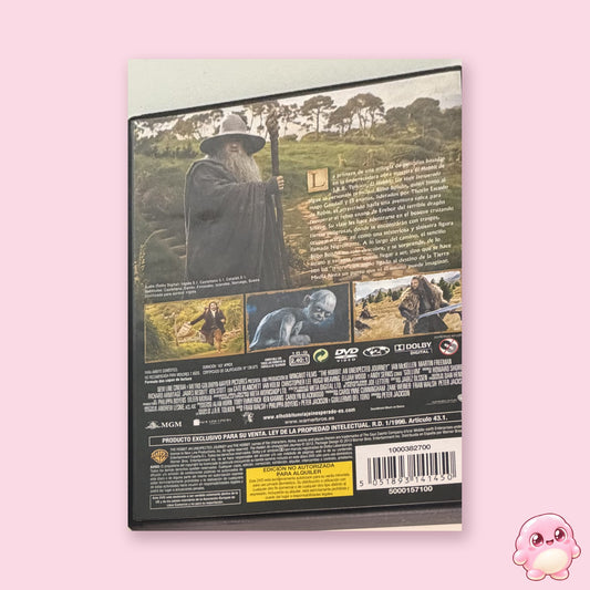 El Hobbit: Un viaje inesperado DVD contraportada