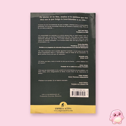 El libro negro del emprendedor libro contraportada