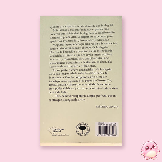 El poder de la alegría libro contraportada