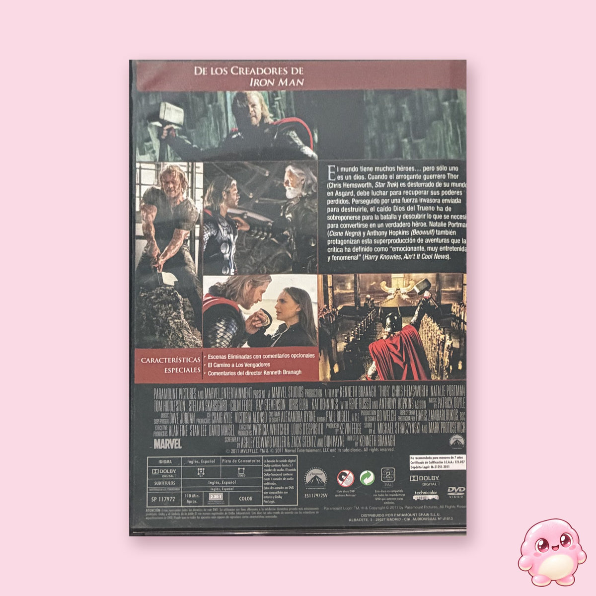 Thor DVD contraportada