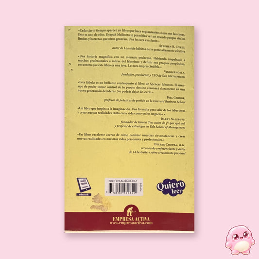 Yo me he llevado tu queso libro contraportada