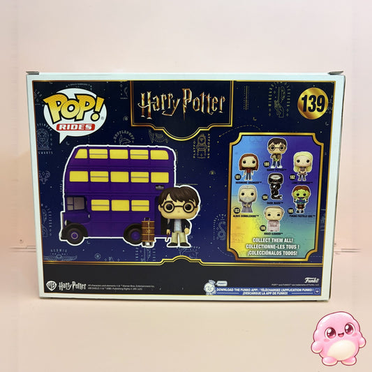 Funko Pop Rides Harry Potter con el Autobús Noctámbulo #139 - Harry Potter