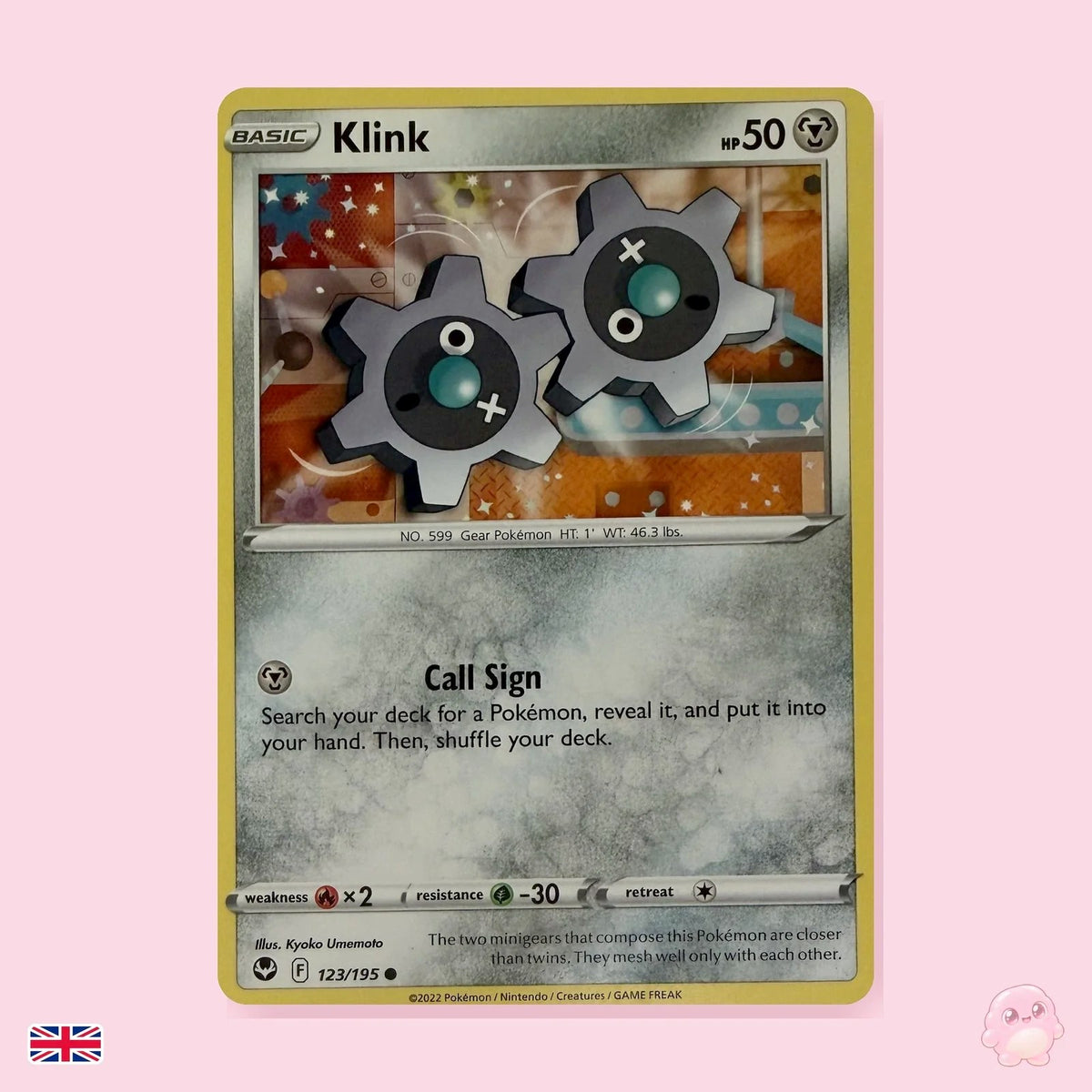 Klink 123/195 - Tempestad Plateada (Inglés) - Carta Pokémon TCG