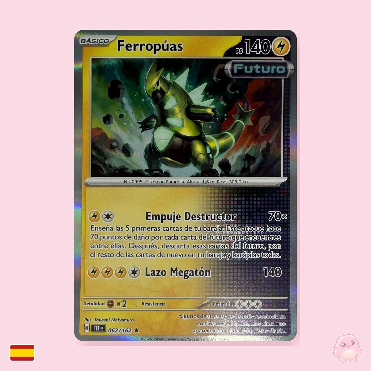 Ferropúas 062/162 - Fuerzas Temporales (Español) - Carta Pokémon TCG