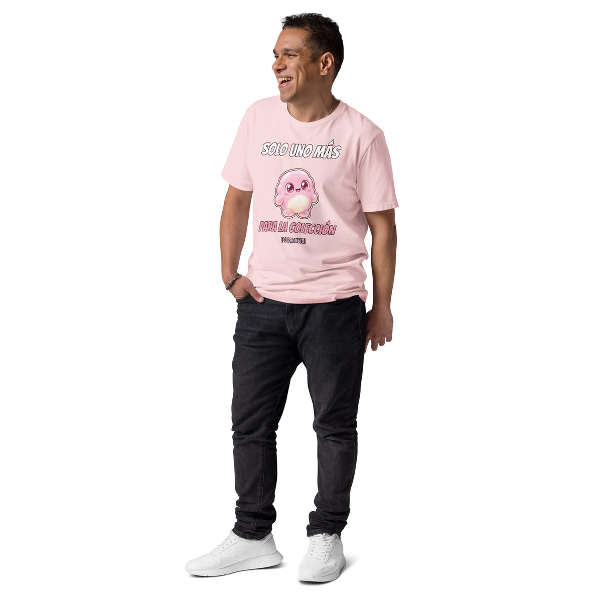 Camiseta Friki Unisex "Solo Uno Más" rosa