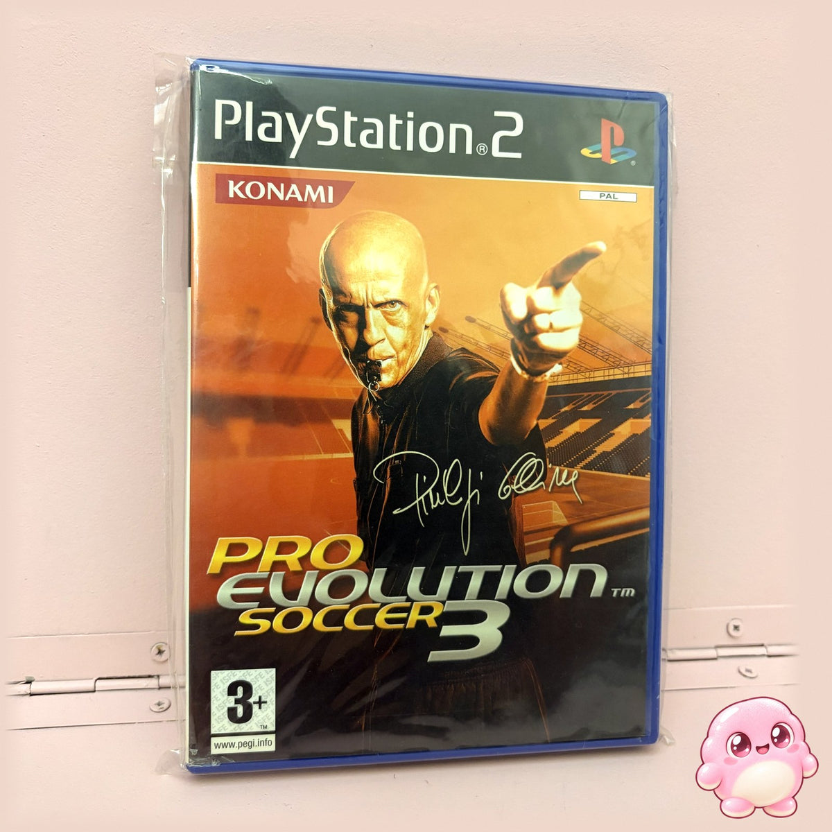 Pro Evolution Soccer 3 (PS2) - en su funda protectora de regalo