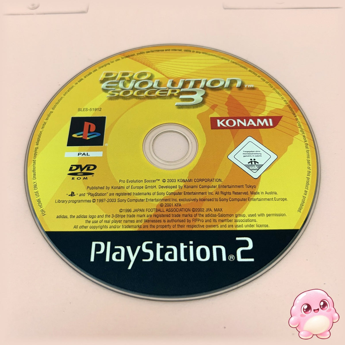 Pro Evolution Soccer 3 (PS2) - disco