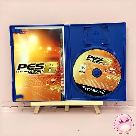 Pro Evolution Soccer 6 PS2 - caja abierta con disco y manual