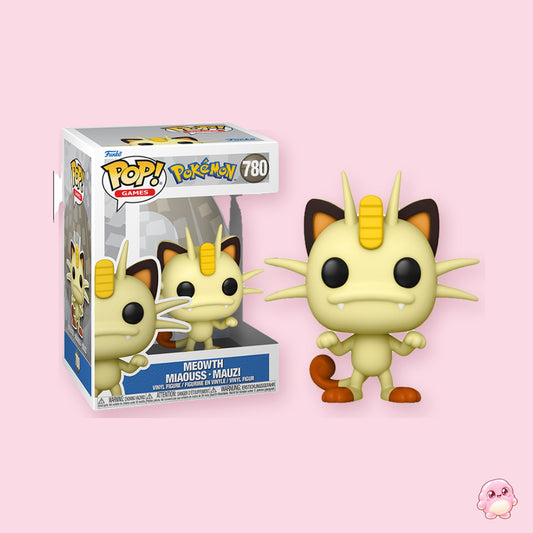 Funko Pop Pokémon Meowth #780 - Figura Coleccionable Videojuegos