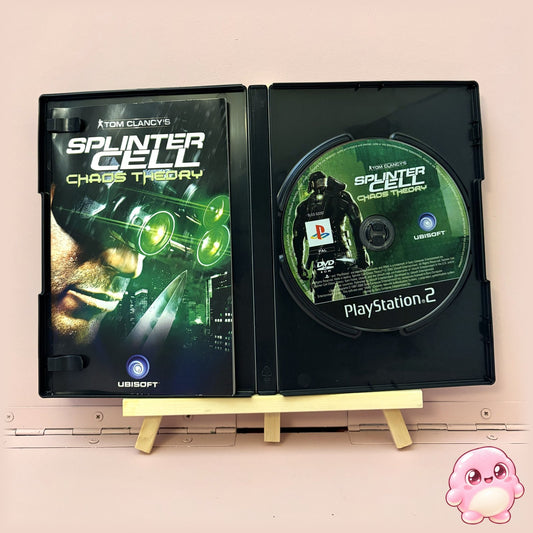 Splinter Cell Chaos Theory PS2 - caja abierta con disco y manual