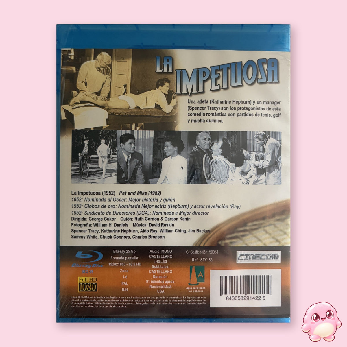 La impetuosa (Pat and Mike) - Edición Especial Restaurada (Blu-ray) - foto 2