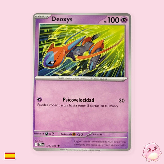 Deoxys 034/086 - Caos Creciente (CRI) - Carta Pokémon TCG en español