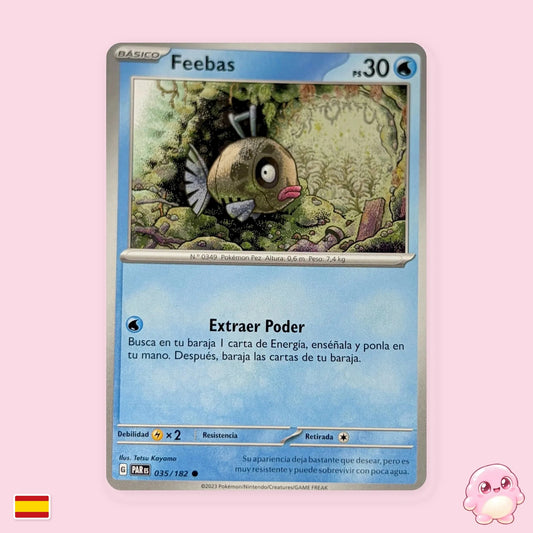 Feebas 035/182 - Brecha Paradójica (PAR) - Carta Pokémon TCG en español