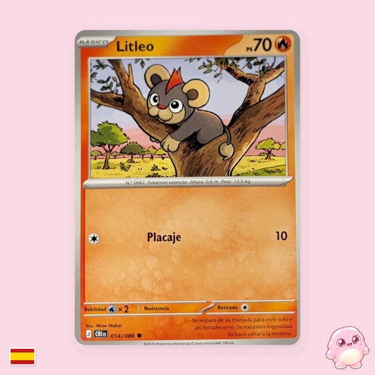 Litleo 014/086 - Caos Creciente (CRI) - Carta Pokémon TCG en español