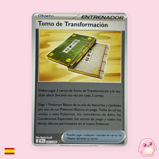 Tomo de Transformación (Transformation Tome) 083/086 - Caos Creciente (CRI) - Carta Pokémon TCG en español
