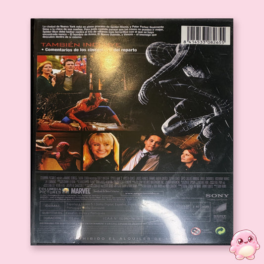 Spider-Man 3 DVD contraportada