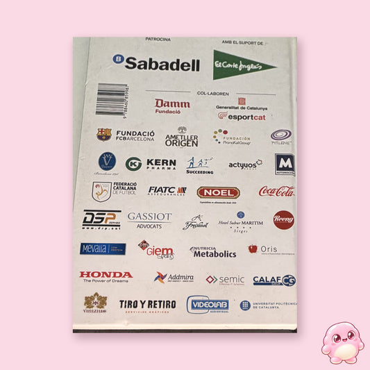 Relats solidaris de l'esport (tapa dura, en catalán) libro contraportada