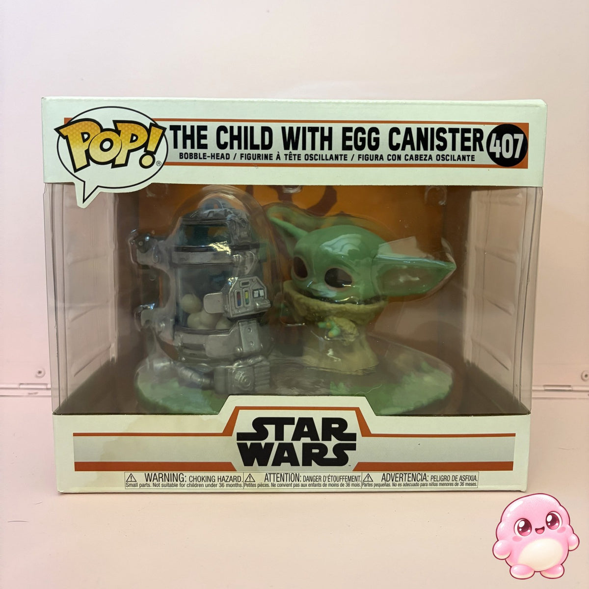 Funko Pop Deluxe The Child with Egg Canister #407 - Star Wars The Mandalorian