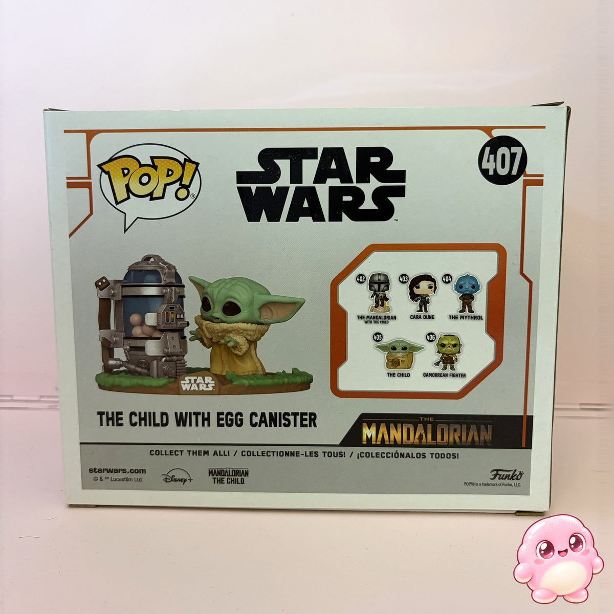 Funko Pop Deluxe The Child with Egg Canister #407 - Star Wars The Mandalorian