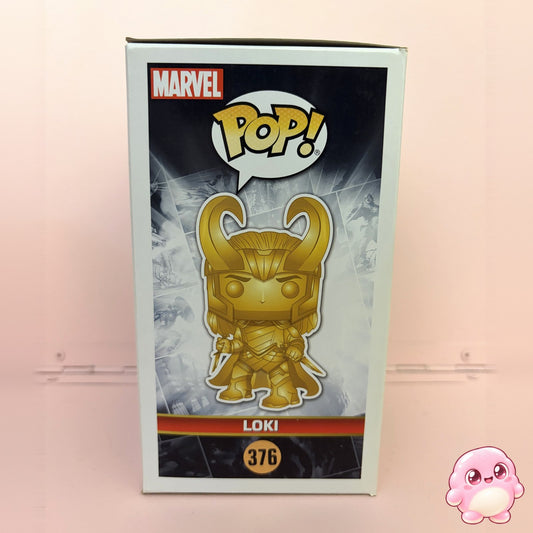 Funko Pop Loki Gold Chrome #376 - Marvel Studios 10 Años