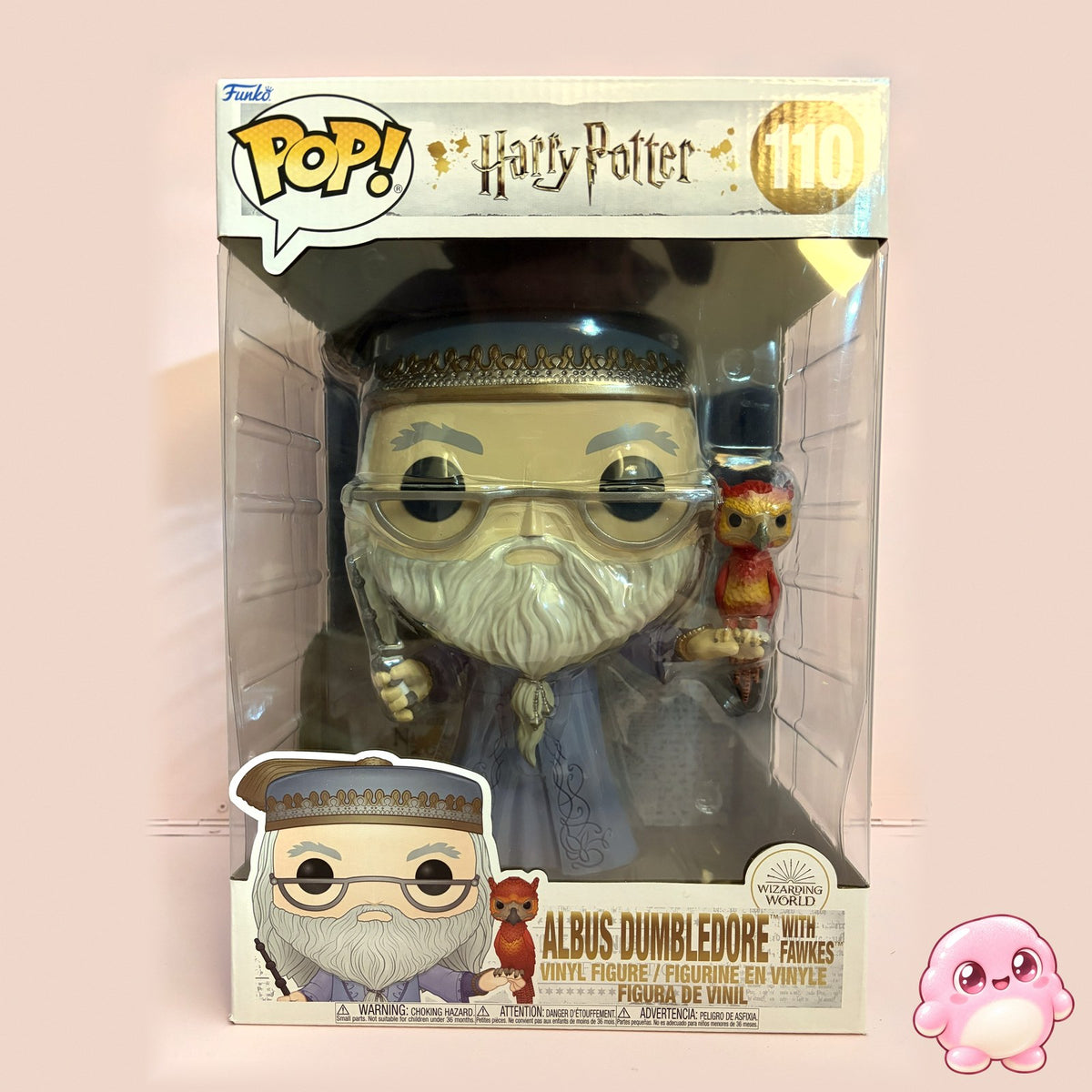 Funko Pop Jumbo Albus Dumbledore con Fawkes #110 - Harry Potter