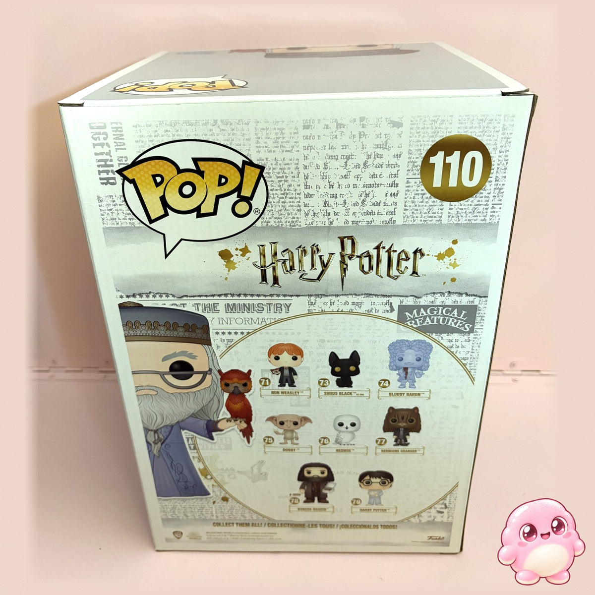 Funko Pop Jumbo Albus Dumbledore con Fawkes #110 - Harry Potter