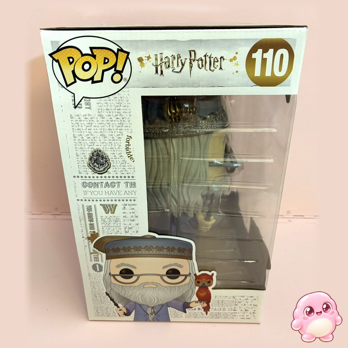 Funko Pop Jumbo Albus Dumbledore con Fawkes #110 - Harry Potter