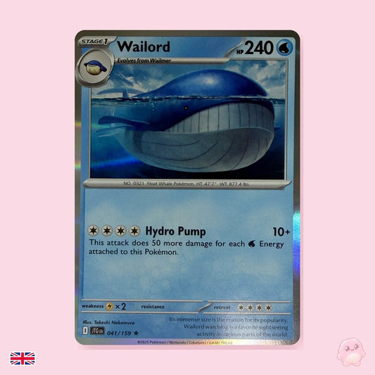 Wailord 041/159 - Aventuras Compartidas (Inglés) - Carta Pokémon TCG