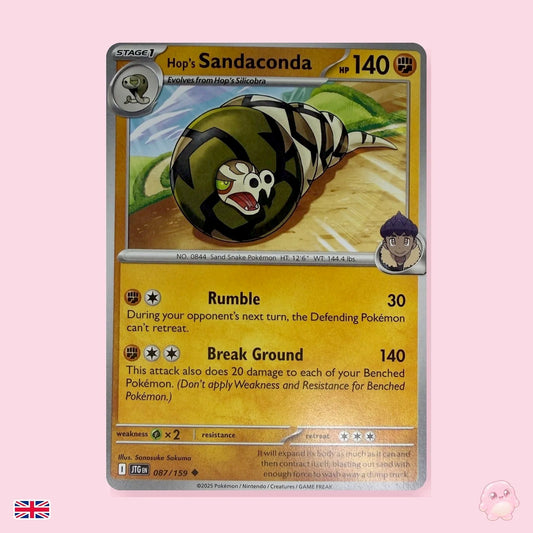 Hop's Sandaconda 087/159 - Aventuras Compartidas (Inglés) - Carta Pokémon TCG