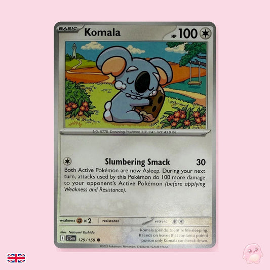 Komala 129/159 - Aventuras Compartidas (Inglés) - Carta Pokémon TCG