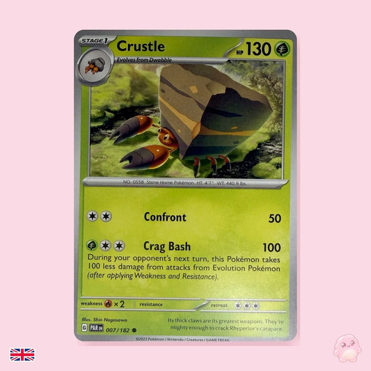 Crustle 007/182 - Brecha Paradójica (Inglés) - Carta Pokémon TCG