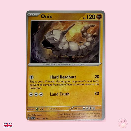 Onix 090/182 - Brecha Paradójica (Inglés) - Carta Pokémon TCG