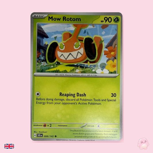 Mow Rotom 008/142 - Corona Astral (Inglés) - Carta Pokémon TCG
