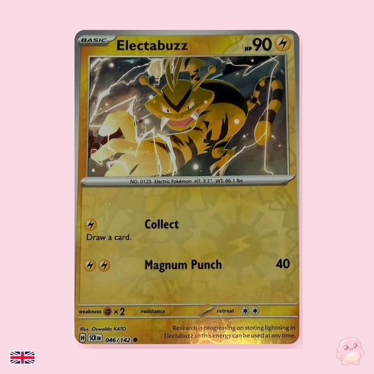 Electabuzz 046/142 Reverse Holo - Corona Astral (Inglés) - Carta Pokémon TCG