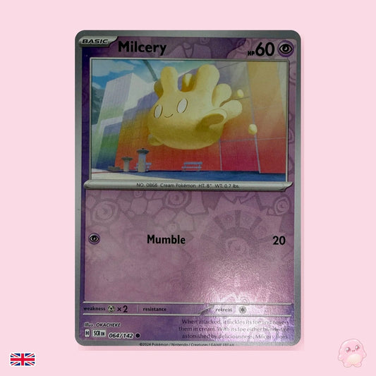 Milcery 064/142 Reverse Holo - Corona Astral (Inglés) - Carta Pokémon TCG