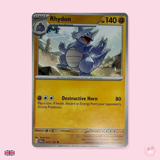 Rhydon 075/142 - Corona Astral (Inglés) - Carta Pokémon TCG
