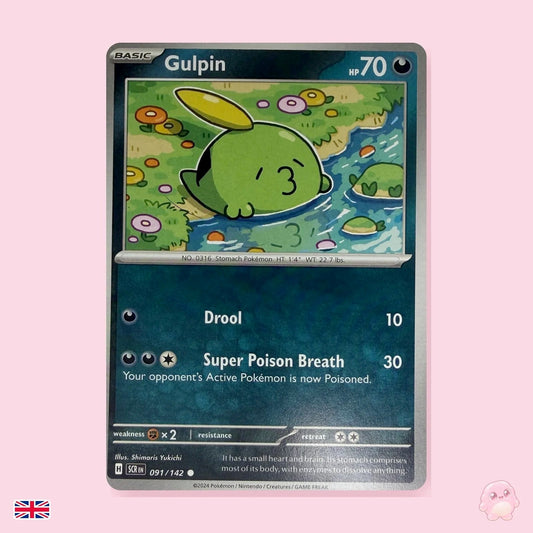 Gulpin 091/142 - Corona Astral (Inglés) - Carta Pokémon TCG