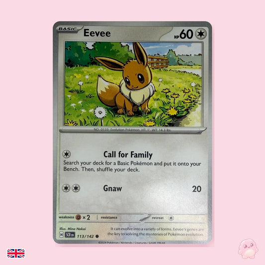 Eevee 113/142 - Corona Astral (Inglés) - Carta Pokémon TCG