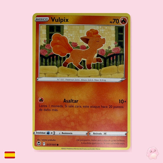 Vulpix 017/195 - Tempestad Plateada (Español) - Carta Pokémon TCG