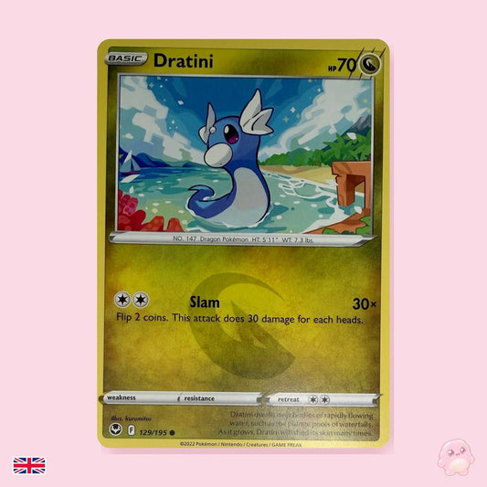 Dratini 129/195 - Tempestad Plateada (Inglés) - Carta Pokémon TCG