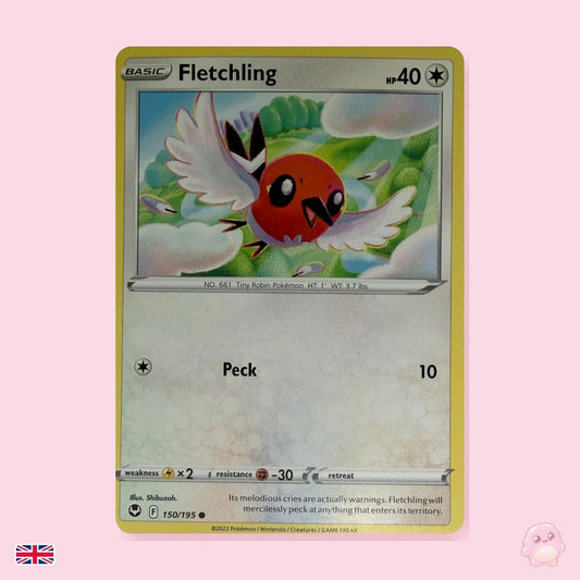 Fletchling 150/195 - Tempestad Plateada (Inglés) - Carta Pokémon TCG