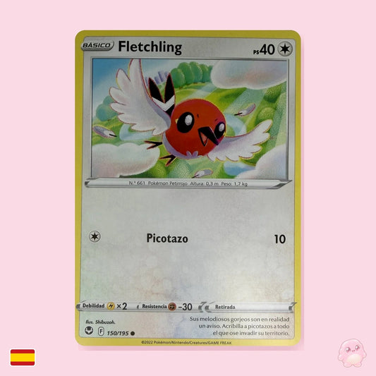 Fletchling 150/195 - Tempestad Plateada (Español) - Carta Pokémon TCG