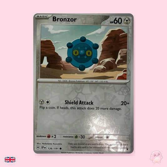 Bronzor 126/191 Reverse Holo - Chispas Fulgurantes (Inglés) - Carta Pokémon TCG