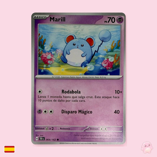 Marill 064/162 - Fuerzas Temporales (Español) - Carta Pokémon TCG