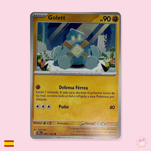 Golett 087/162 - Fuerzas Temporales (Español) - Carta Pokémon TCG