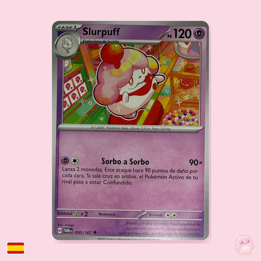 Slurpuff 090/167 - Mascarada Crepuscular (Español) - Carta Pokémon TCG