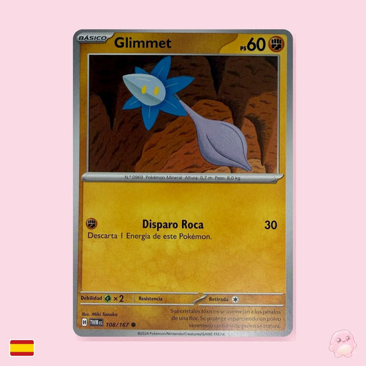 Glimmet 108/167 - Mascarada Crepuscular (Español) - Carta Pokémon TCG