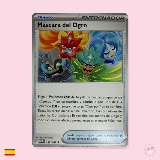 Máscara del Ogro 159/167 - Mascarada Crepuscular (Español) - Carta Pokémon TCG