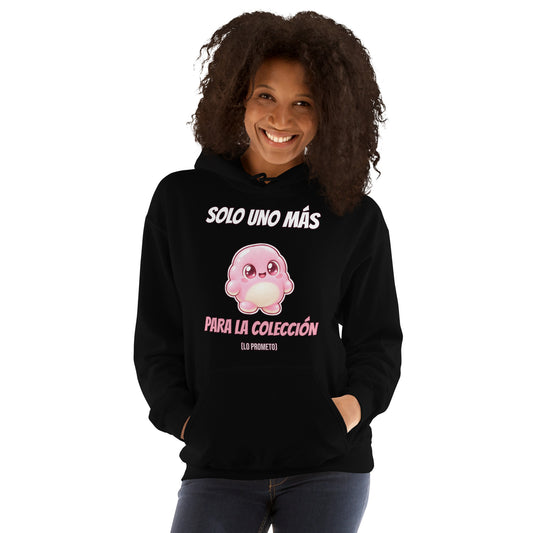 Sudadera Friki Unisex "Solo Uno Más" negra